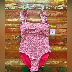 Pink Paisley One-Piece Women's Swimsuit